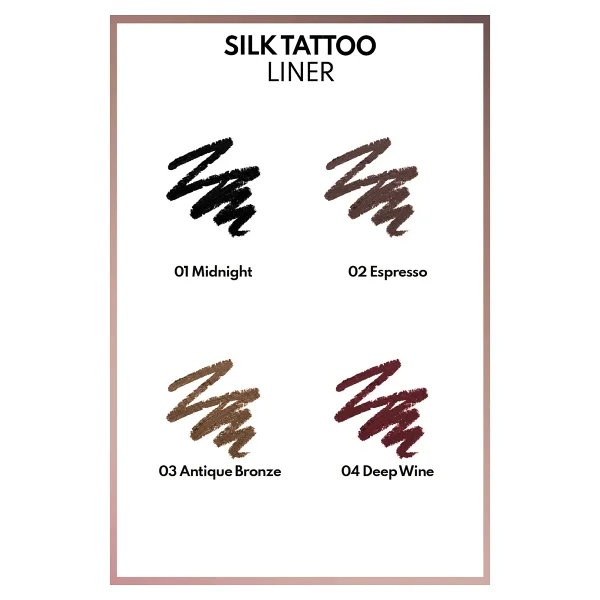 Note Silk Tattoo Liner Waterproof 03 Antique Bronze Jel Göz Kalemi - Görsel 3