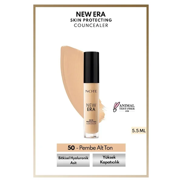 Note New Era Skin Protecting 50 Medium Beige 5.5 Ml Likit Kapatıcı - Görsel 2