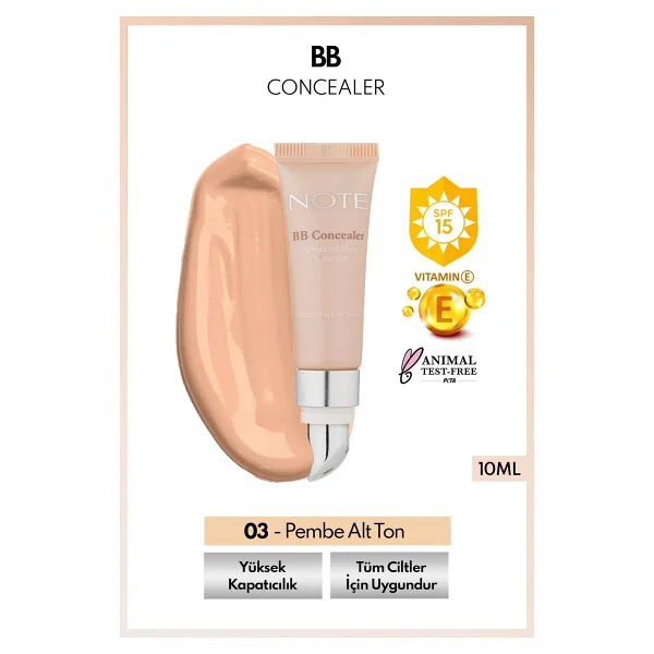 Note Bb Concealer Spf 15 03 10 Ml Krem Kapatıcı - Görsel 5