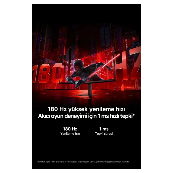Xiaomi Redmi G34wqi 34" 1 Ms Wqhd Curved 180 Hz Oyuncu Monitörü - Görsel 6