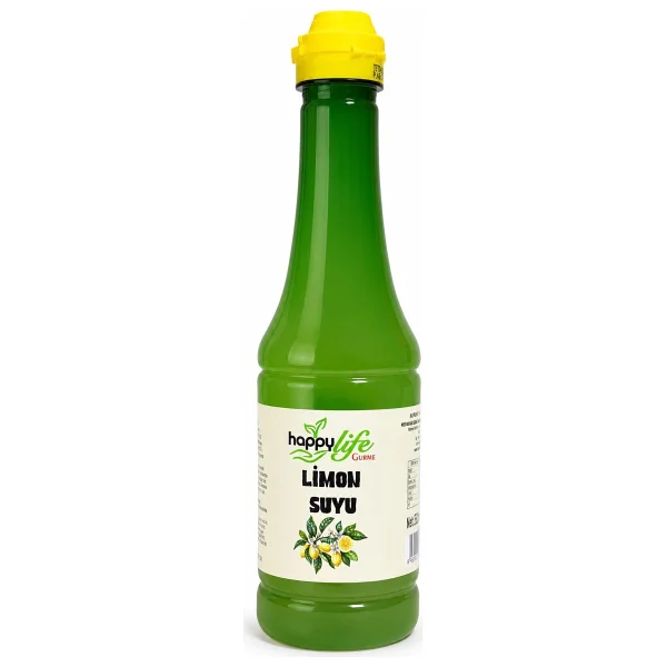 Happy Life Gurme %100 Limon Suyu 500 Ml - Görsel 3