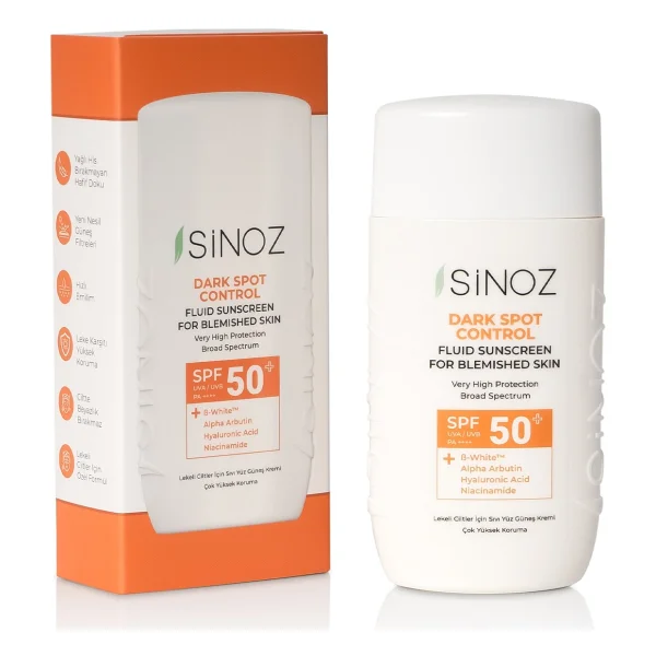 Sinoz Dark Spot Control Fluid Koyu Leke Karşıtı 50 Ml 50 Faktör Güneş Kremi - Görsel 4