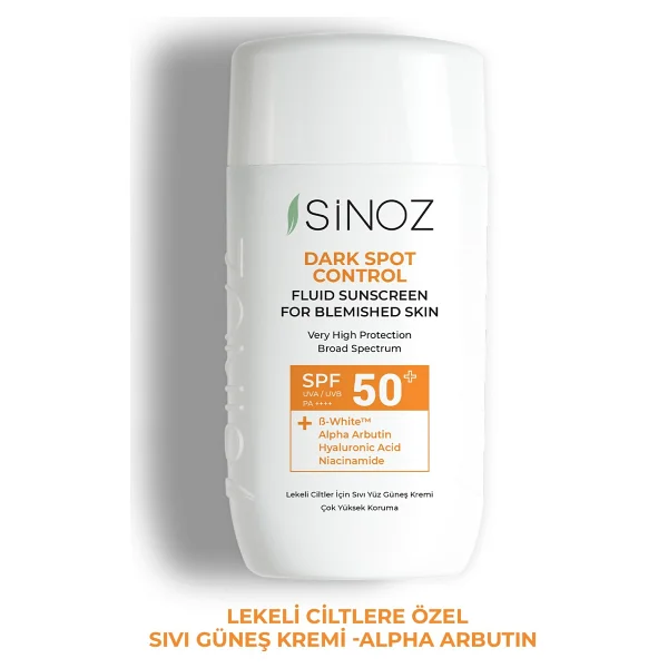 Sinoz Dark Spot Control Fluid Koyu Leke Karşıtı 50 Ml 50 Faktör Güneş Kremi - Görsel 7