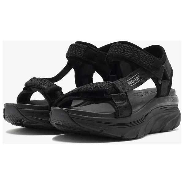 Skechers D'lux Walker Pretty Field 119822-Bbk Siyah Kadın Sandalet - Görsel 3