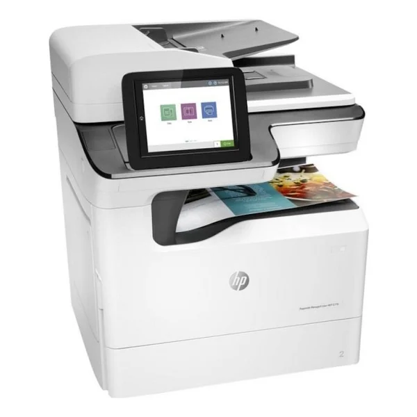 HP PageWide Managed Color MFP E77650DN 2CF56A Tarayıcı + Fotokopi + Faks Renkli Çok Fonksiyonlu Lazer Yazıcı - Görsel 3