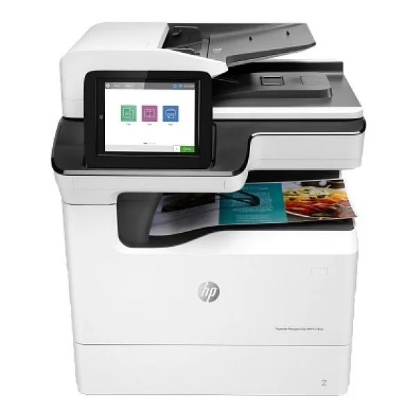 HP PageWide Managed Color MFP E77650DN 2CF56A Tarayıcı + Fotokopi + Faks Renkli Çok Fonksiyonlu Lazer Yazıcı - Görsel 2