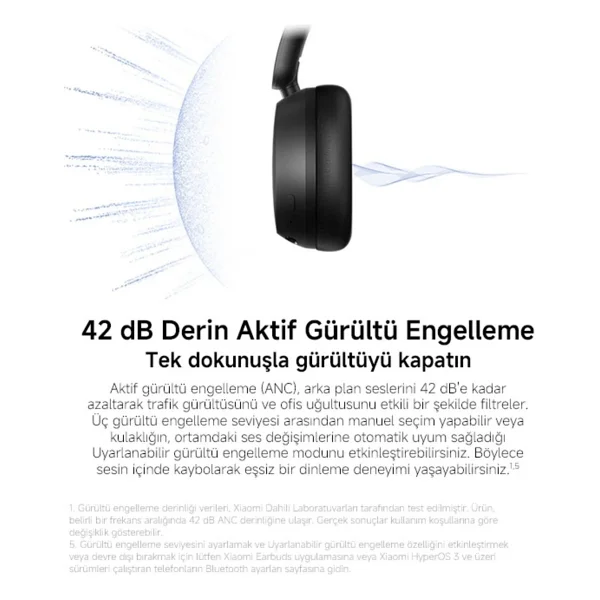 Xiaomi Redmi Headphones Neo ANC Kulak Üstü Bluetooth Kulaklık - Görsel 5
