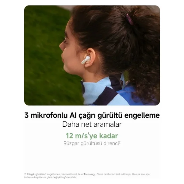 Xiaomi Redmi Buds 8 ANC TWS Siyah Kulak İçi Bluetooth Kulaklık - Görsel 5