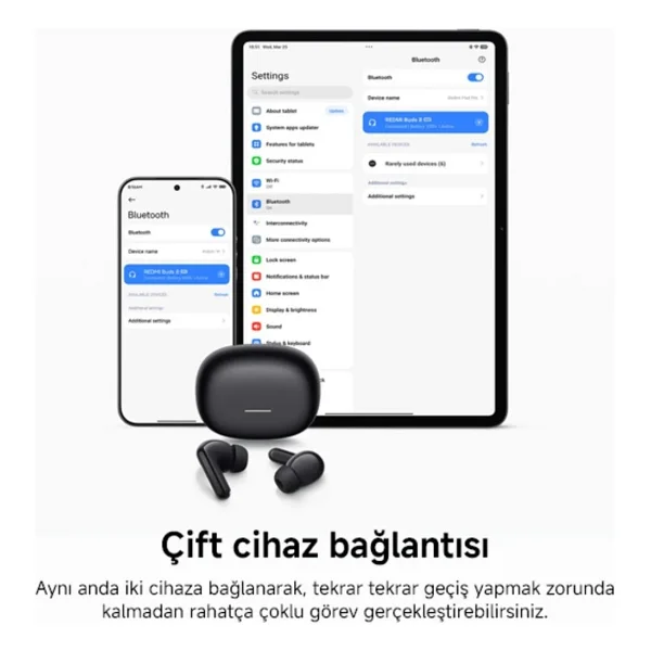 Xiaomi Redmi Buds 8 ANC TWS Beyaz Kulak İçi Bluetooth Kulaklık - Görsel 9