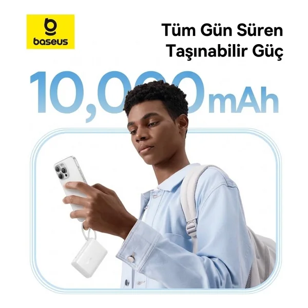 Baseus Picogo 45 W 10000 mAh Hızlı Şarj Powerbank - Görsel 8