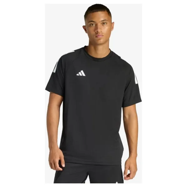 Adidas Climacool Sereno 3-Stripes JZ0228 Kısa Kollu Bisiklet Yaka Erkek Tişört - Görsel 2