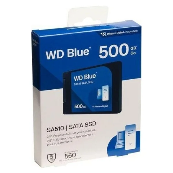 Western Digital Blue Wds500g5b0a Sata 3.0 2.5" 500 GB SSD - Görsel 3