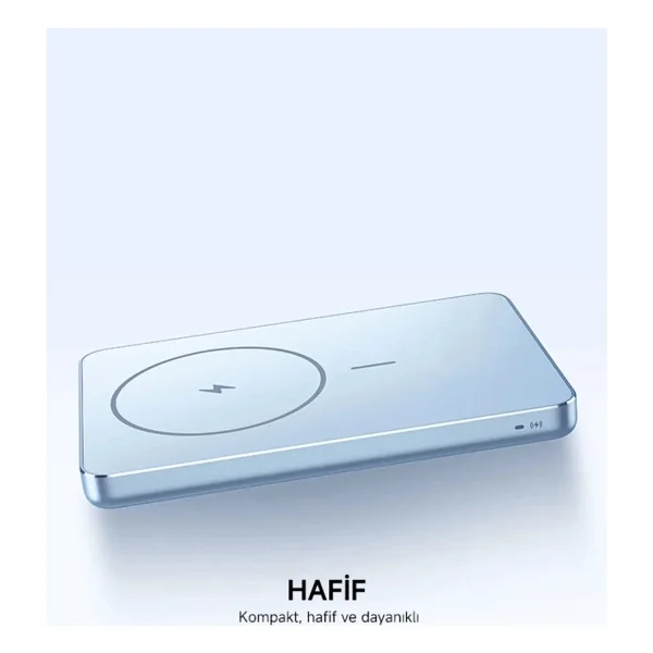 Xiaomi Super Slim Magnetic Wpb0507s 5000 mAh Hızlı Şarj Magsafe Powerbank - Görsel 4