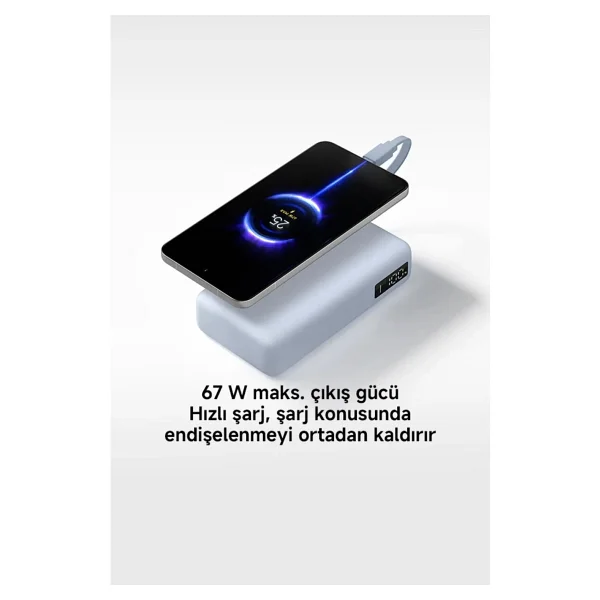 Xiaomi 67 W 20000 mAh Hızlı Şarj Powerbank - Görsel 7