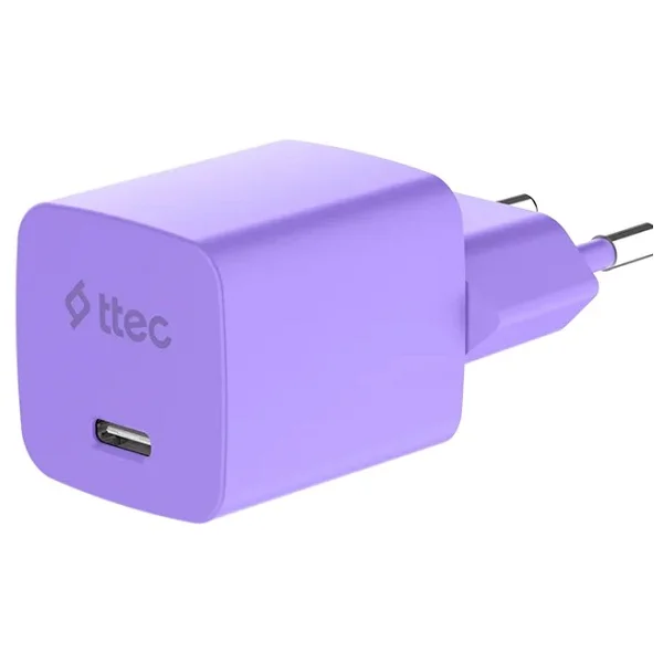 Ttec Smartcharger Gan 2scg45cnmr Mor 45 W Type-C Kablolu Hızlı Şarj Aleti - Görsel 2