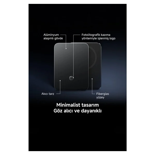 Xiaomi Ultrathin Magnetic Siyah 5000 mAh 15 W Hızlı Şarj Powerbank - Görsel 7
