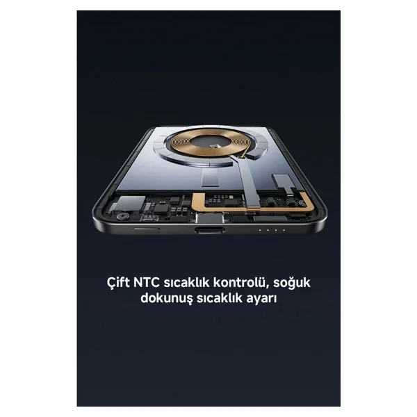Xiaomi Ultrathin Magnetic Siyah 5000 mAh 15 W Hızlı Şarj Powerbank - Görsel 8