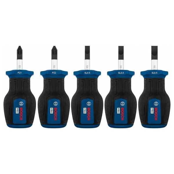 Bosch Pro 1600A03HU7 PZ/SL 5 Parça Avuç İçi Tornavida Seti - Görsel 4
