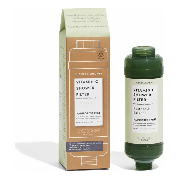 Voesh New York Vitamin C Duş Filtresi Yağmur Ormanı - Görsel 4