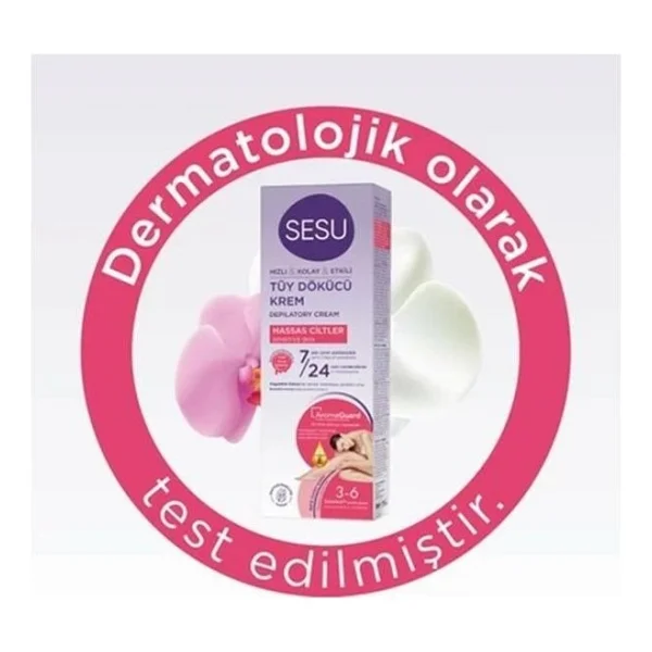 Sesu Tüy Dökücü Krem Hassas Ciltler 100 Ml - Görsel 5