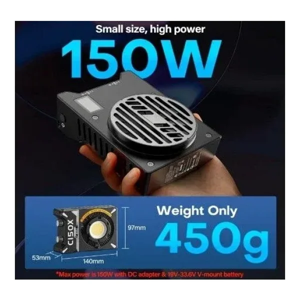 Sirui C150x 150 W Bi-Color LED Video Işığı - Görsel 10