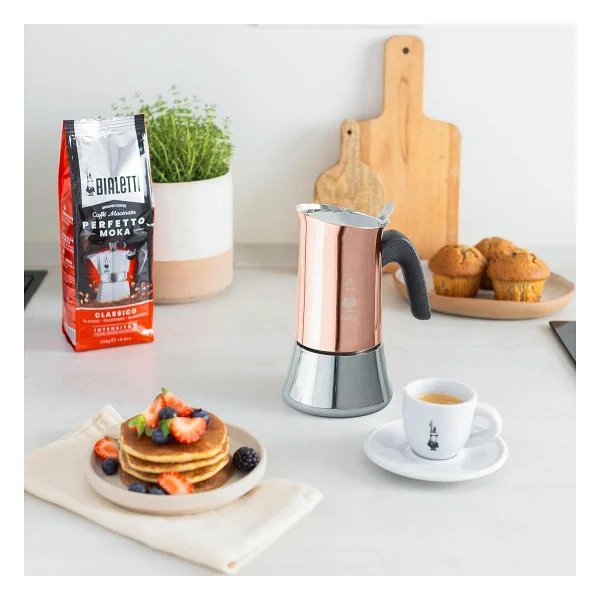 Bialetti Venüs Bakır 4 Cup Moka Pot - Görsel 5