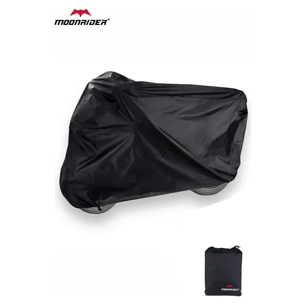 Moonrıder Su Geçirmez Premium Motosiklet Branda 450cc Altı Tüm Motorlar İçin Alttan Lastikli Taşıma Çantalı Motorsiklet Koruyucu Çadır - Görsel 4
