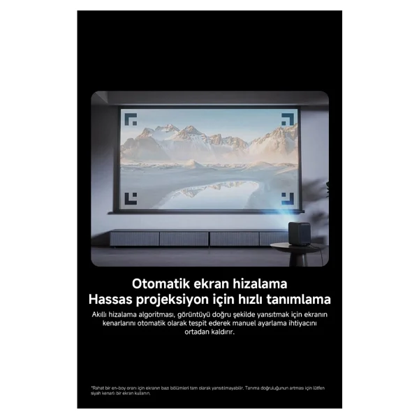 Xiaomi Smart L1 Pro 400 Lümen Full HD Wi-Fi Projeksiyon Cihazı - Görsel 9