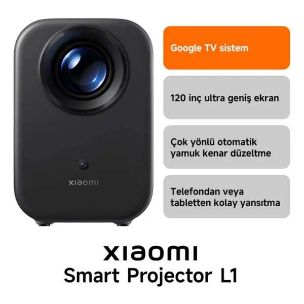 Xiaomi Smart L1 200 Lümen Full HD Wi-Fi Projeksiyon Cihazı - Görsel 2