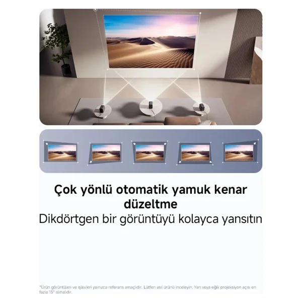 Xiaomi Smart L1 200 Lümen Full HD Wi-Fi Projeksiyon Cihazı - Görsel 8