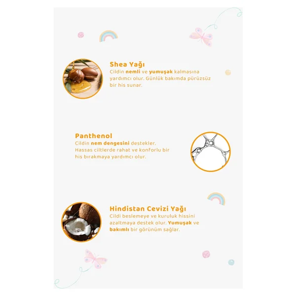 Baby Icon Doğal Vegan Papatyalı Bebek Yüz Ve Vücut Losyonu 200 Ml - Görsel 3