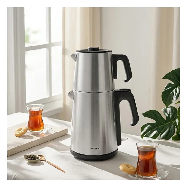 Homend Royaltea 1769h 1650 W Çelik Çay Makinesi - Görsel 6