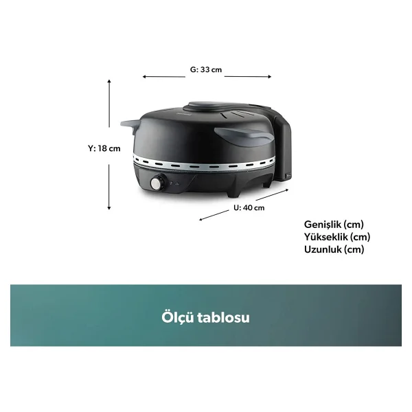 Homend Közy °400 Pizza Makinesi - Görsel 2