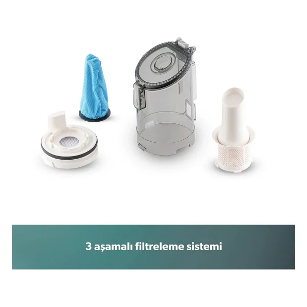Homend Dustroyer 1272h 2in1 Beyaz Elektrikli Dikey Süpürge - Görsel 8