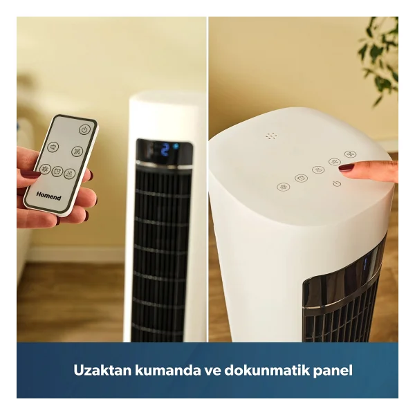 Homend Fanomen 9011h Uzaktan Kumandalı Kule Tipi Vantilatör - Görsel 4