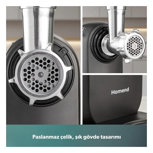 Homend Meatbox 3101h 1200 W Kıyma Makinesi - Görsel 9