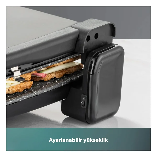 Homend Toastbuster 1334h Mat Siyah 1800 W Tost Makinesi - Görsel 5