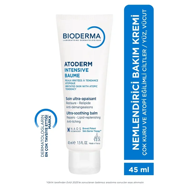 Bioderma Atoderm Intensive 45 Ml Nemlendirici Balm - Görsel 4