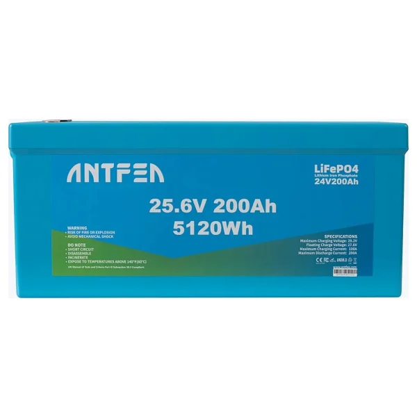 Antfea 25.6v 200ah Abs Lityum Akü Akıllı Ekran Bluetooth Lifepo4 - Görsel 7