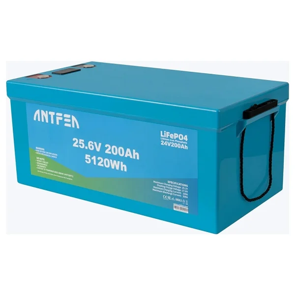 Antfea 25.6v 200ah Abs Lityum Akü Akıllı Ekran Bluetooth Lifepo4 - Görsel 8