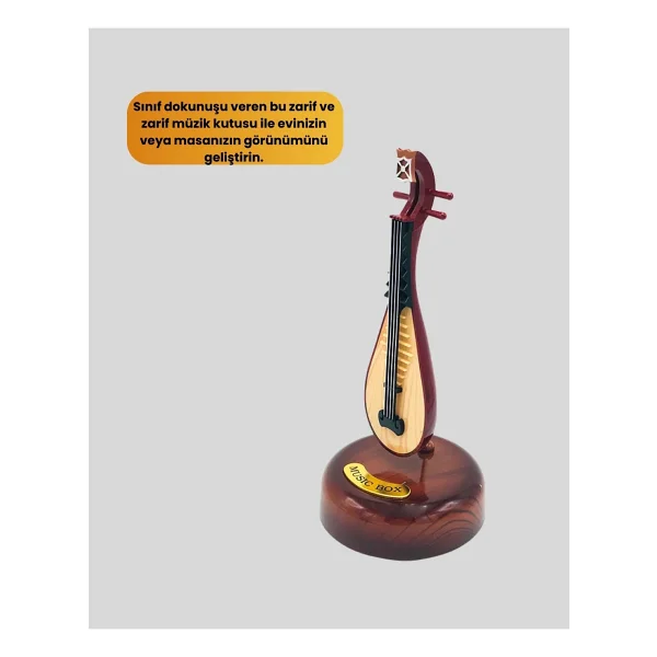 Eco Lounge Figürlü Müzik Kutusu Zarif Melodili Dekoratif Model - Görsel 3