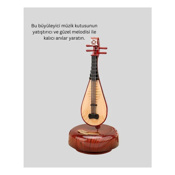 Eco Lounge Figürlü Müzik Kutusu Zarif Melodili Dekoratif Model - Görsel 5