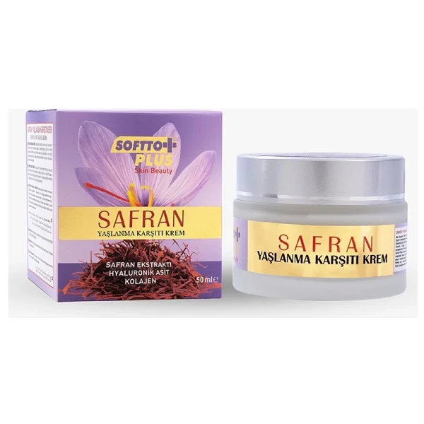 Softto Plus Safran Onarıcı 50 Ml Yaşlanma Karşıtı Krem - Görsel 2