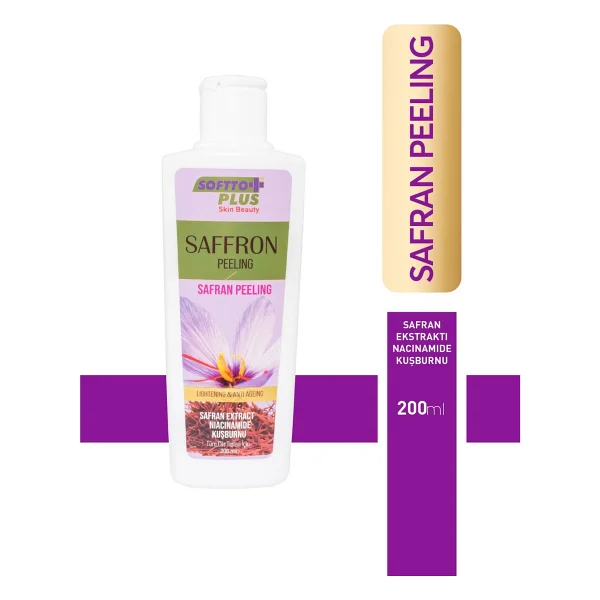 Softto Plus Safran Yaşlanma Karşıtı 200 ml Peeling - Görsel 4