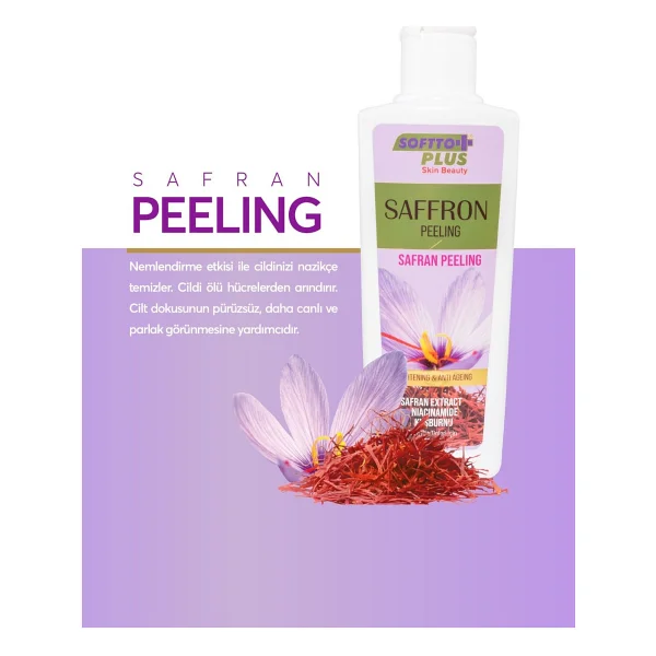 Softto Plus Safran Yaşlanma Karşıtı 200 ml Peeling - Görsel 2