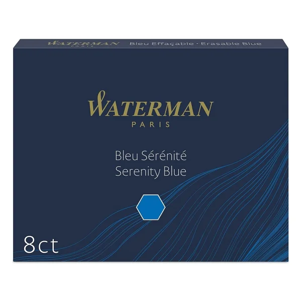 Waterman 8'li Dolma Kalem Kartuşu Mavi - Görsel 8