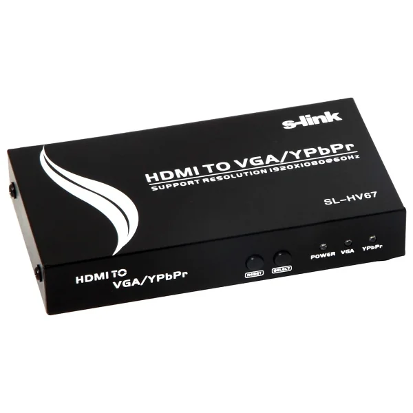 S-Link Sl-Hv67 Hdmı To Vga Dönüştürücü - Görsel 2