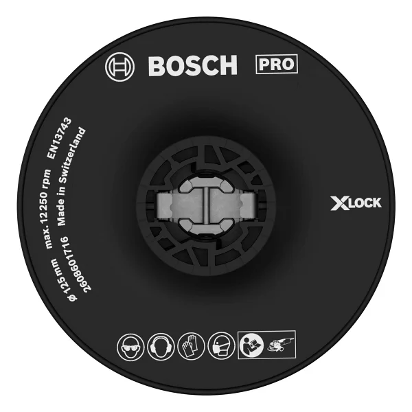 Bosch Professional Accessories Professional 2608601716 Destek Tabağı, Sert (X-Lock, Ø125 Mm) - Görsel 2
