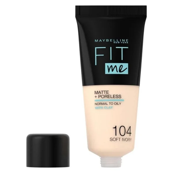 Maybelline Fit Me Matte + Poreless 104 Soft Ivory 30 Ml Likit Fondöten - Görsel 2