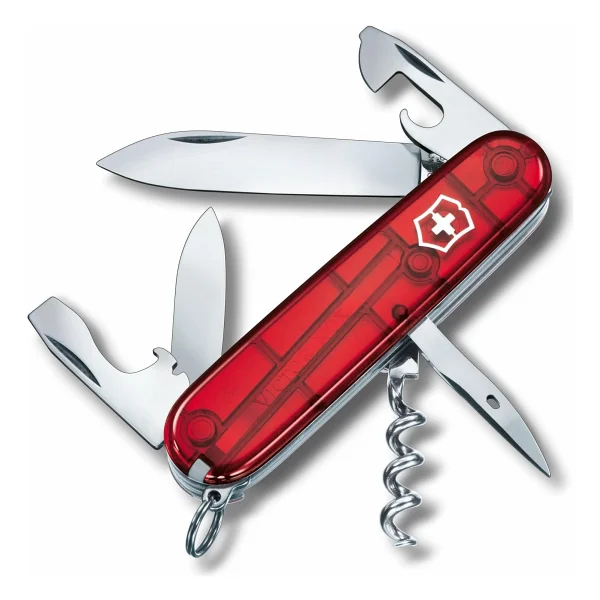 Victorinox Spartan 1.3603.T Şeffaf Kırmızı 12 Fonksiyonlu Çok Amaçlı Çakı - Görsel 6